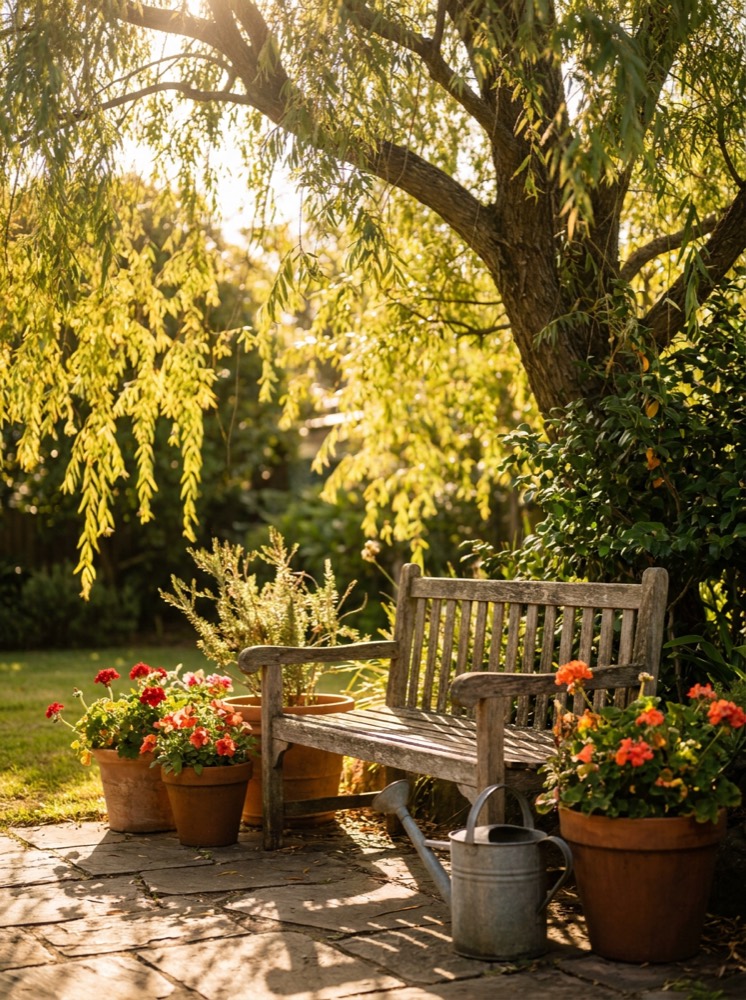 Cover of A Bright New Year in the Garden