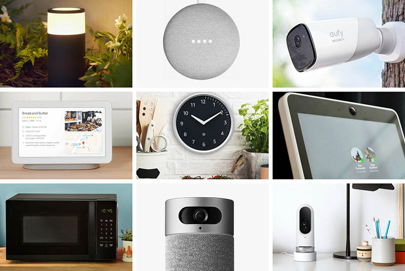 collage of the best smattered home gadgets