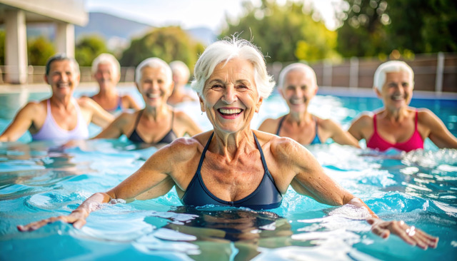 Swimming is the perfect exercise for the mind and body and can even help you live longer. A study overseas analysed 40,547 women aged 20-90 over 32 years, finding that those who swam had a 50% lower death rate than those who walked, ran or didn’t exercise at all.